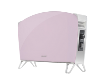 VITROCONVECTOR DOBLE VIDRIO 1500W ROSA PE-BVC15P PEABODY