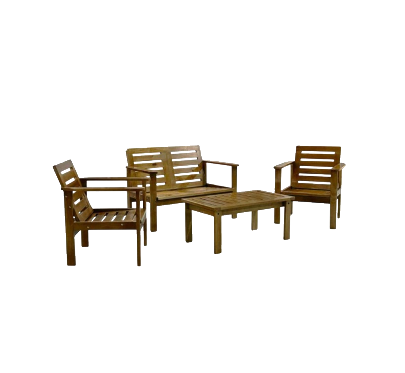 JUEGO SILLON EXTERIOR 2 CUERPOS + 2 DE 1 CUERPO + MESA RATONA S/ALMOHADONES DE FRANCE