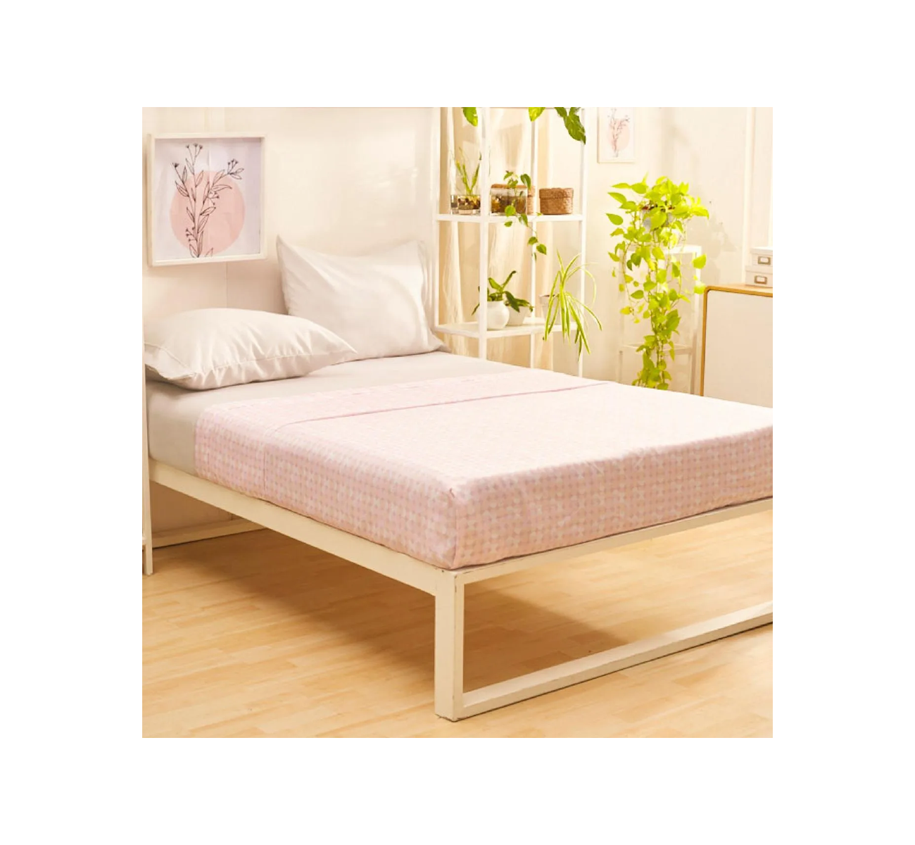 JUEGO SABANA 150 HILOS ESTAMPADA FULL CARE CASABLANCA