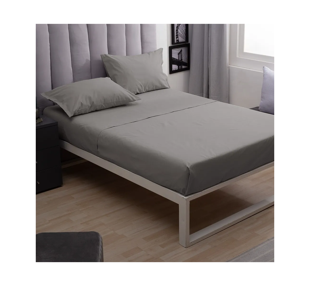 JUEGO SABANA 150 HILOS TWIN PLUS NIMBUS CLOUD CASABLANCA