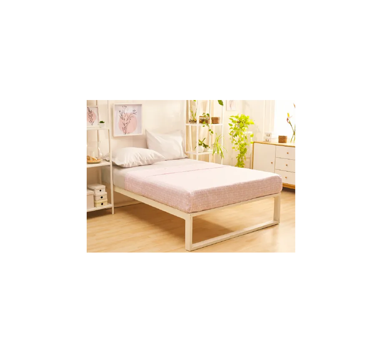 JUEGO SABANA 150 HILOS ESTAMPADA TWIN PLUS CARE CASABLANCA