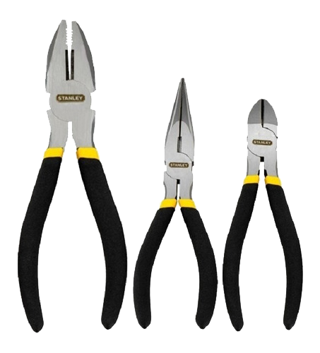 JUEGO DE ALICATES 3 PIEZAS S90162 STANLEY