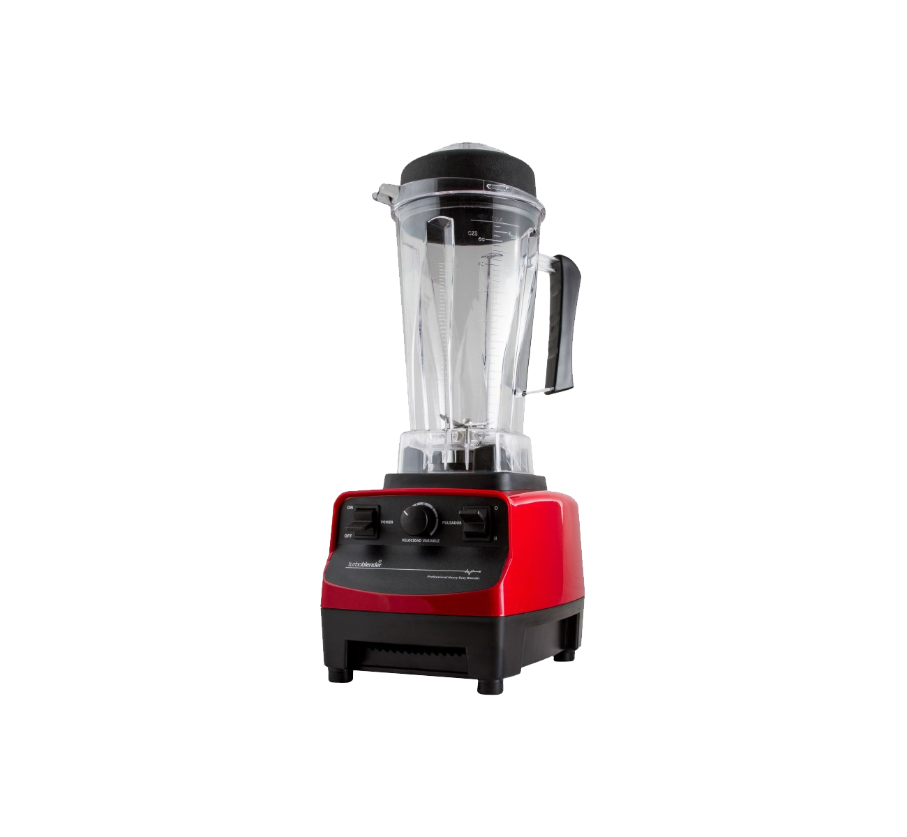 LICUADORA PROFESIONAL 2LTS 1500W ROJA TB-76 TURBOBLENDER