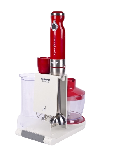 LICUADORA DE MANO PEABODY ROJA