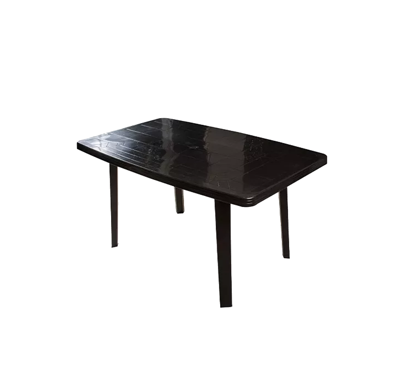 MESA PLASTICA RECTANGULAR NEGRA 137CM FLORENCIA WENCO