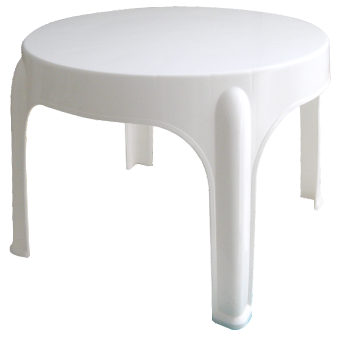 MESA PLASTICA AUXILIAR DE 0.65 DE DIAMETRO