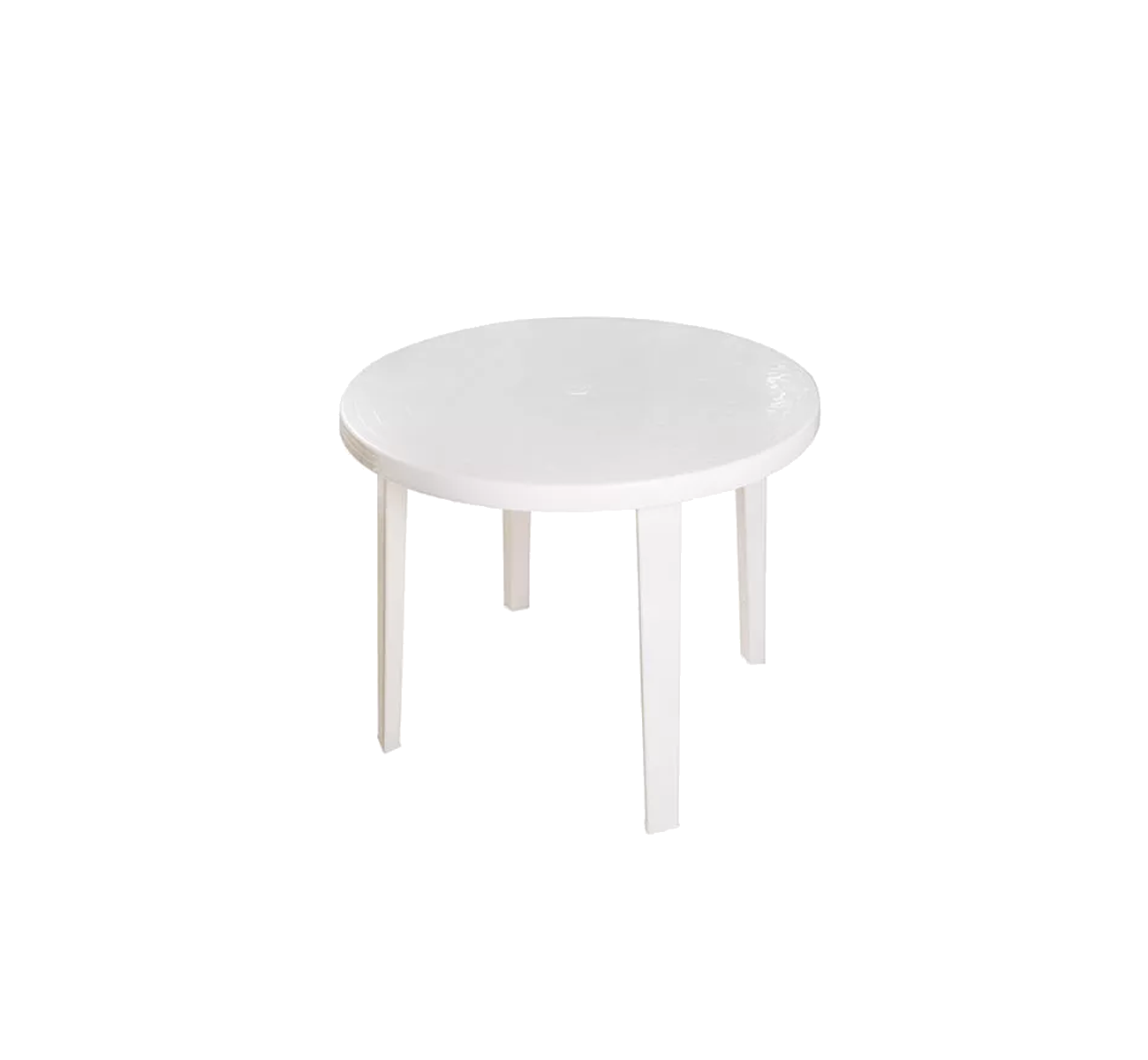 MESA PLASTICA REDONDA BLANCA 90CM VALENCIA WENCO