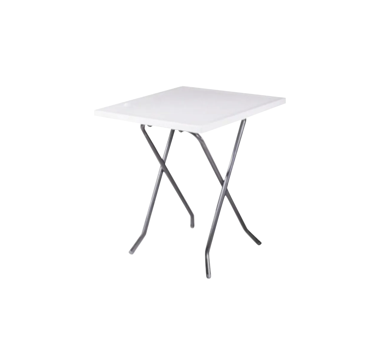 MESA PLASTICA PLEGABLE 60X60 BLANCA 0315 HILGERT