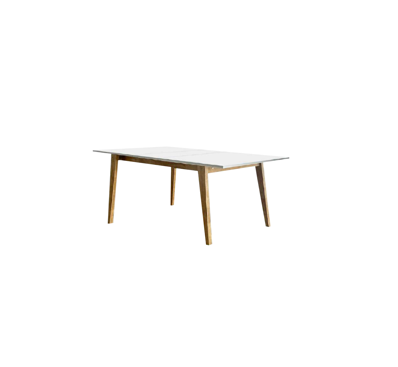 MESA ESCANDINAVA 160 EXTENSIBLE MIEL Y BLANCO OT000047 DE FRANCE