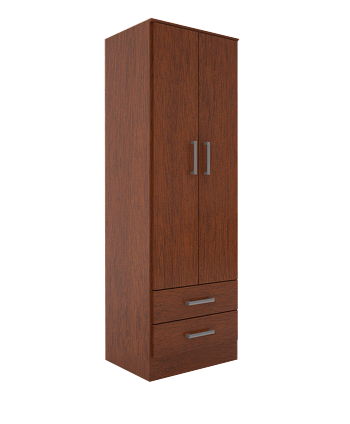 PLACARD 2 PUERTAS 2 CAJONES LINEA BAHIA WENGUE 3543