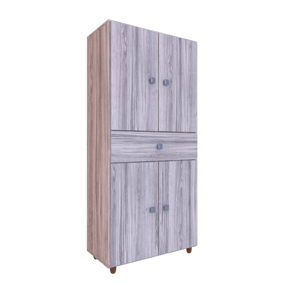 MODULO MULTIFUNCION ABEDUL 4 PUERTAS 1 CAJON 733 ORLANDI
