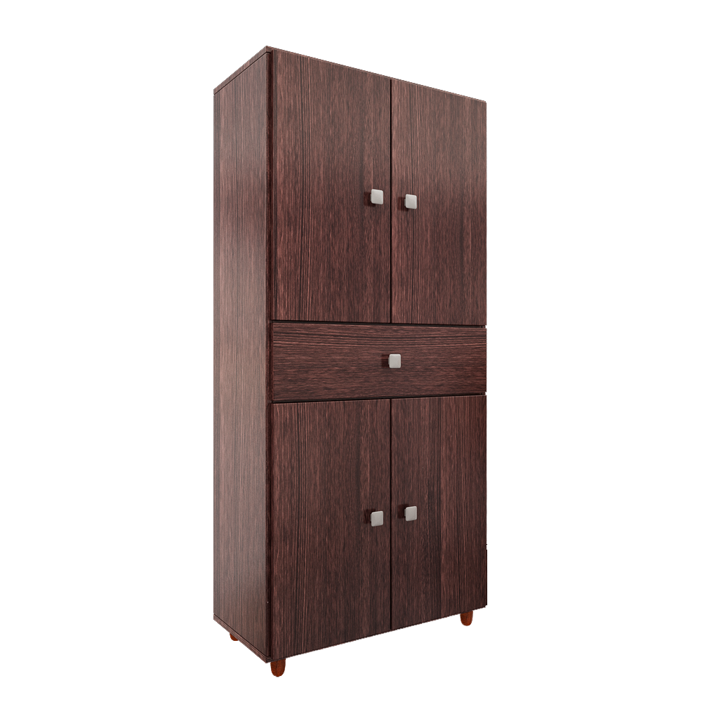 MODULO MULTIFUNCION WENGUE 4 PUERTAS 1 CAJON 731 ORLANDI