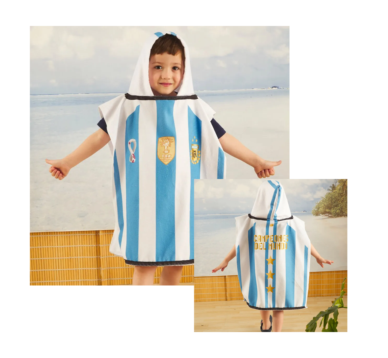 TOALLON PONCHO INFANTIL AFA CASABLANCA