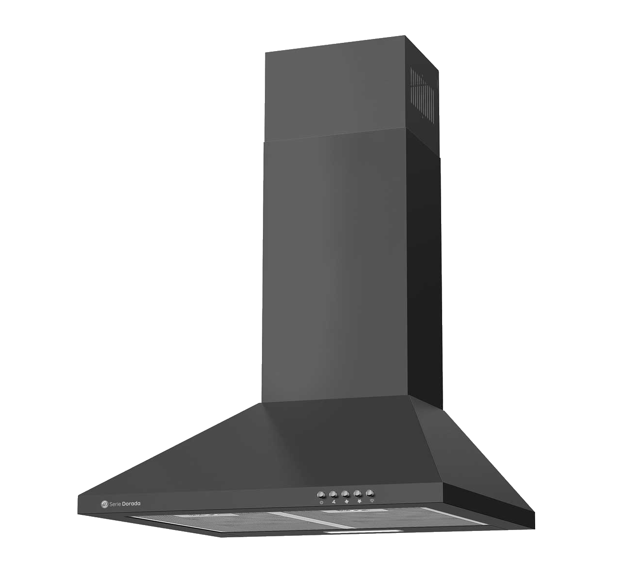 CAMPANA 60CM NEGRA SDC-200B SERIE DORADA