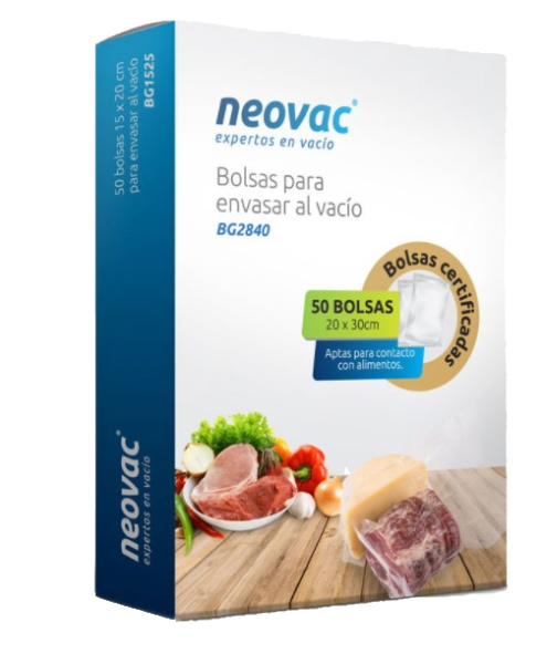 BOLSA GOFRADA PARA ENVASADO AL VACIO BG2840 NEOVAC