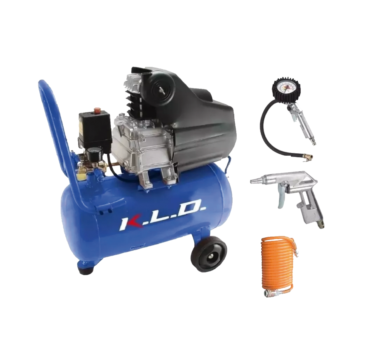 COMPRESOR 25LTS 2.5 HP + KIT DE AIRE KLDCO25K KLD