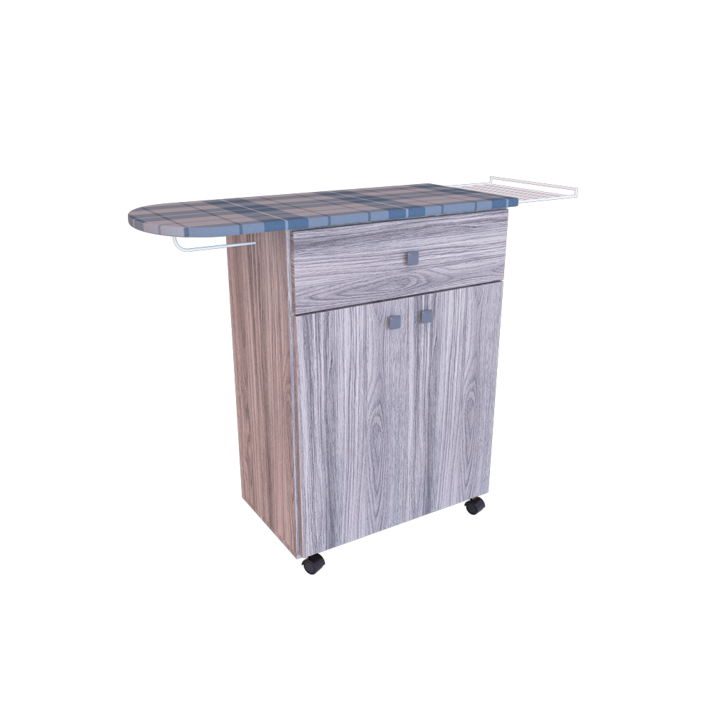 ORGANIZADOR DE PLANCHADO 2 PUERTAS 1 CAJON ABEDUL 782 ORLANDI
