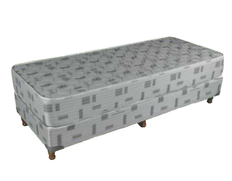 COLCHON Y SOMMIER 1.90X0.80X22 ESPUMA LINEA RELAX