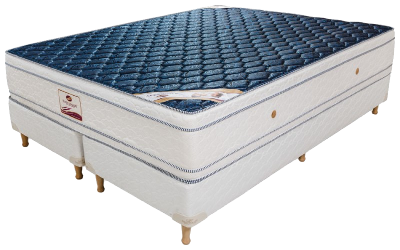 COLCHON Y SOMMIER 2.00X2.00 DE ESPUMA PLATINUM SUEÑO DORADO