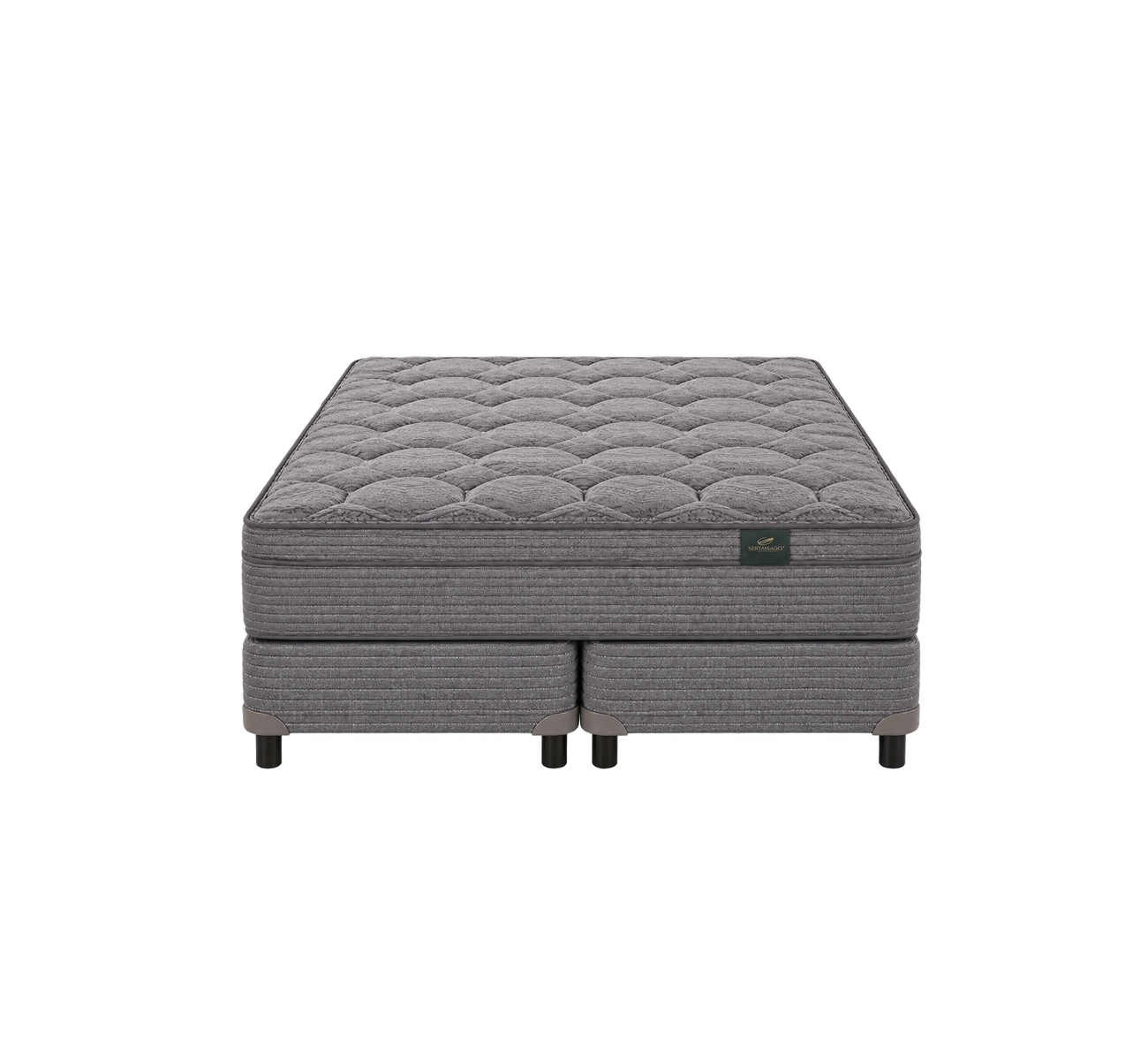 COLCHON Y SOMMIER 1.40X1.90 HIBRIDO BROOKLYN SUEÑO DORADO