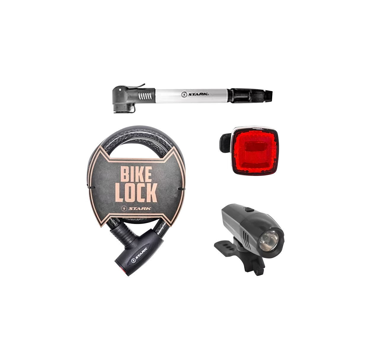 COMBO INFLADOR LINGA Y LUCES L300 L400 RC50 CR-100  STARK
