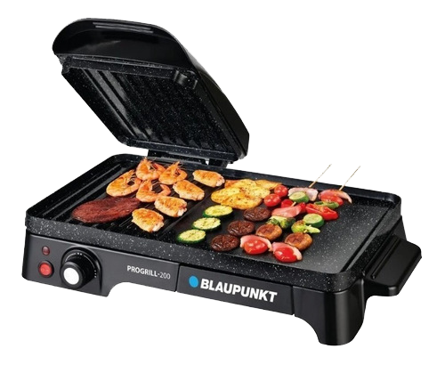 PARRILLA + PRENSA ELECTRICA PROGRILL-200 BLAUPUNKT