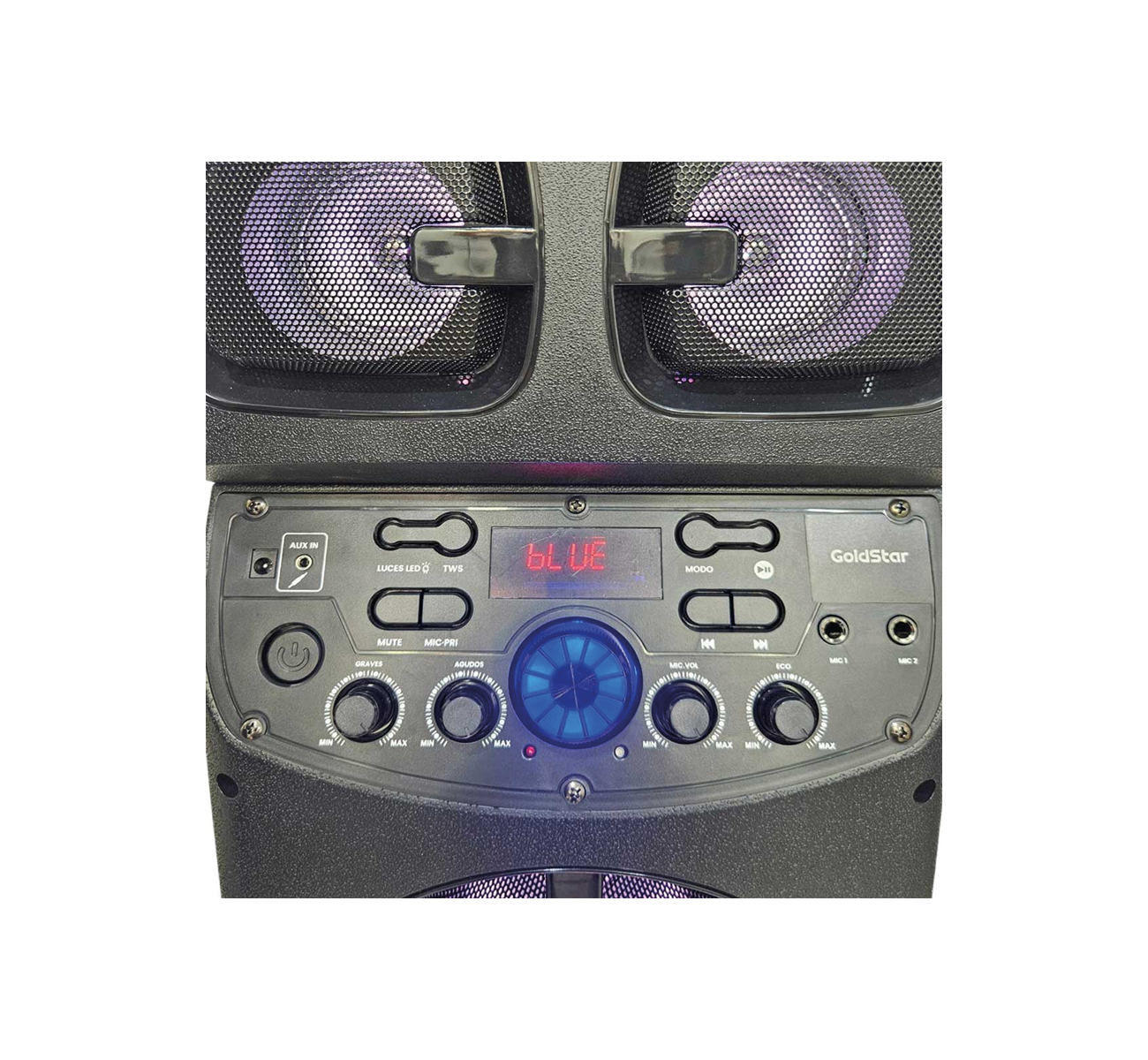 PARLANTE 29000W P.M.P.O. CON LUZ DISCO GLD-2310 CL GOLDSTAR