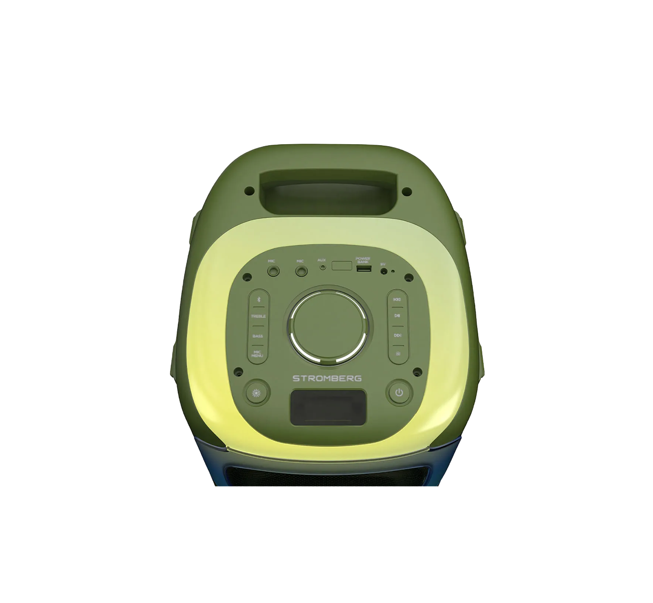PARLANTE PORTATIL CON BLUETOOTH 80W VERDE VIBE STROMBERG