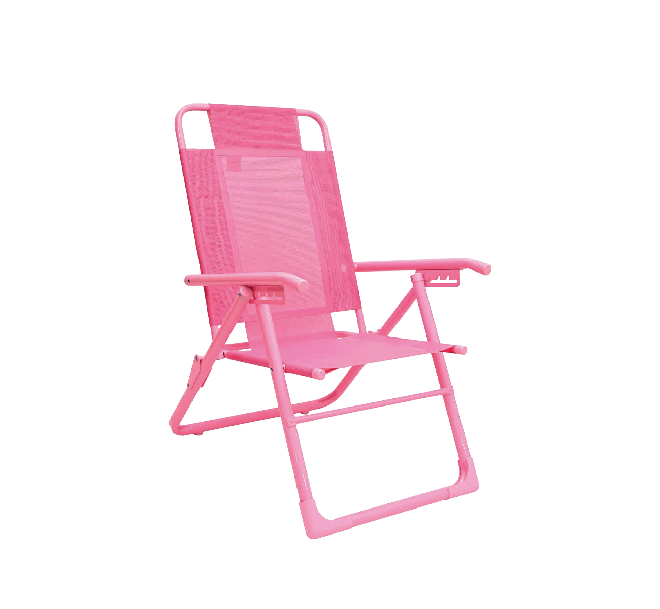 REPOSERA PLEGABLE 5 POSICIONES ALUMINIO ROSA 80043 DESCANSAR