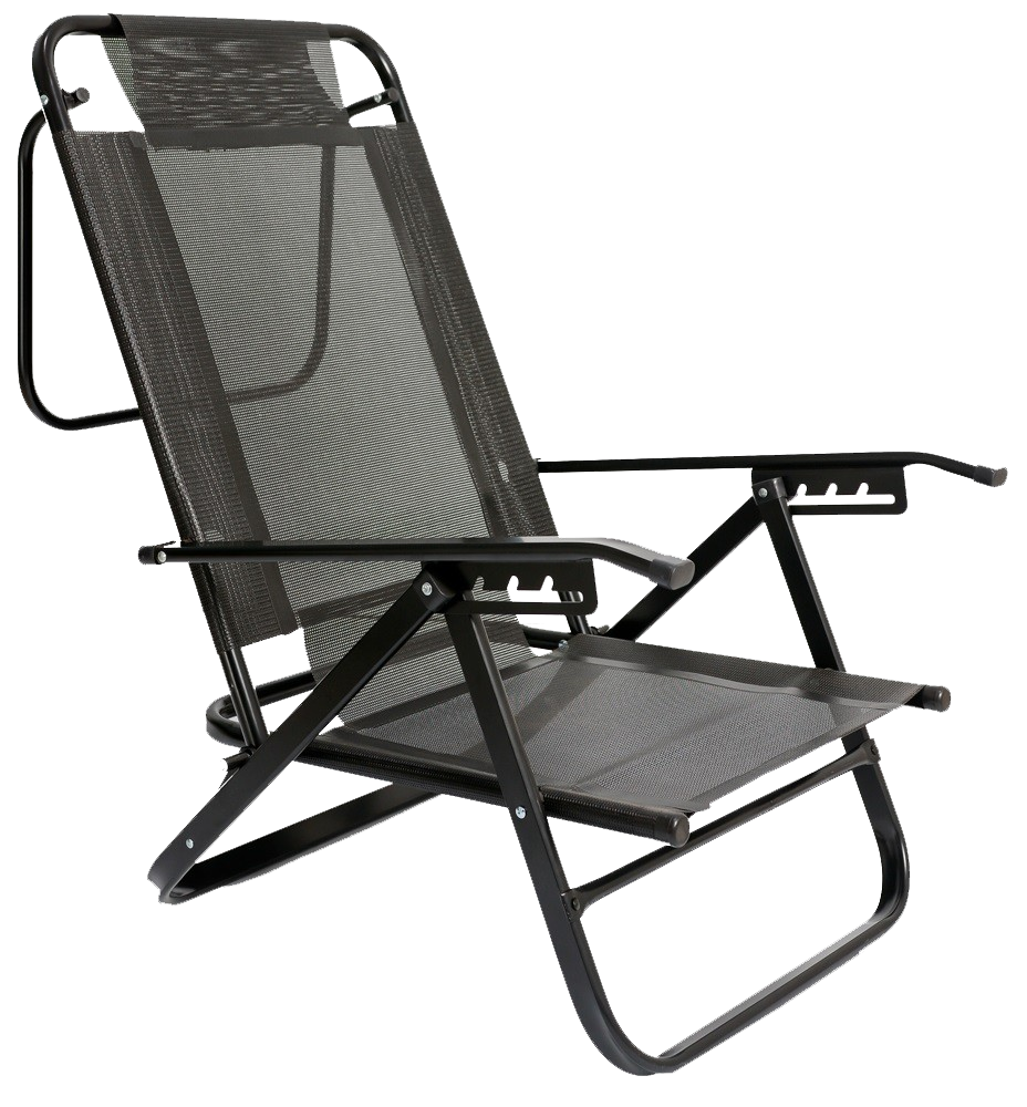 REPOSERA PLEGABLE 5 POSICIONES ALUMINIO BLACK 80045 DESCANSAR