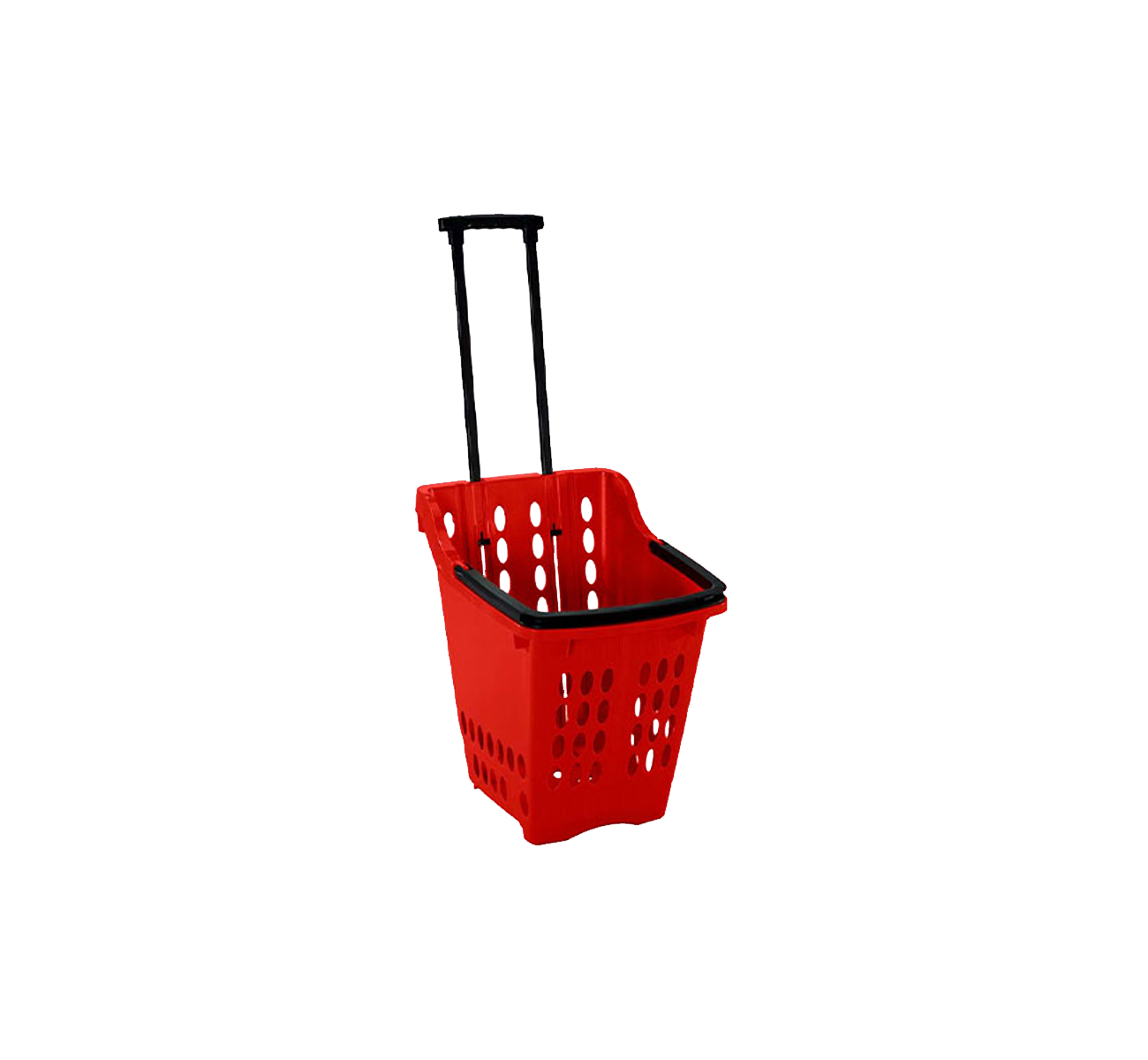 CANASTO CON RUEDAS 31LT ROJO 20832 RIMAX