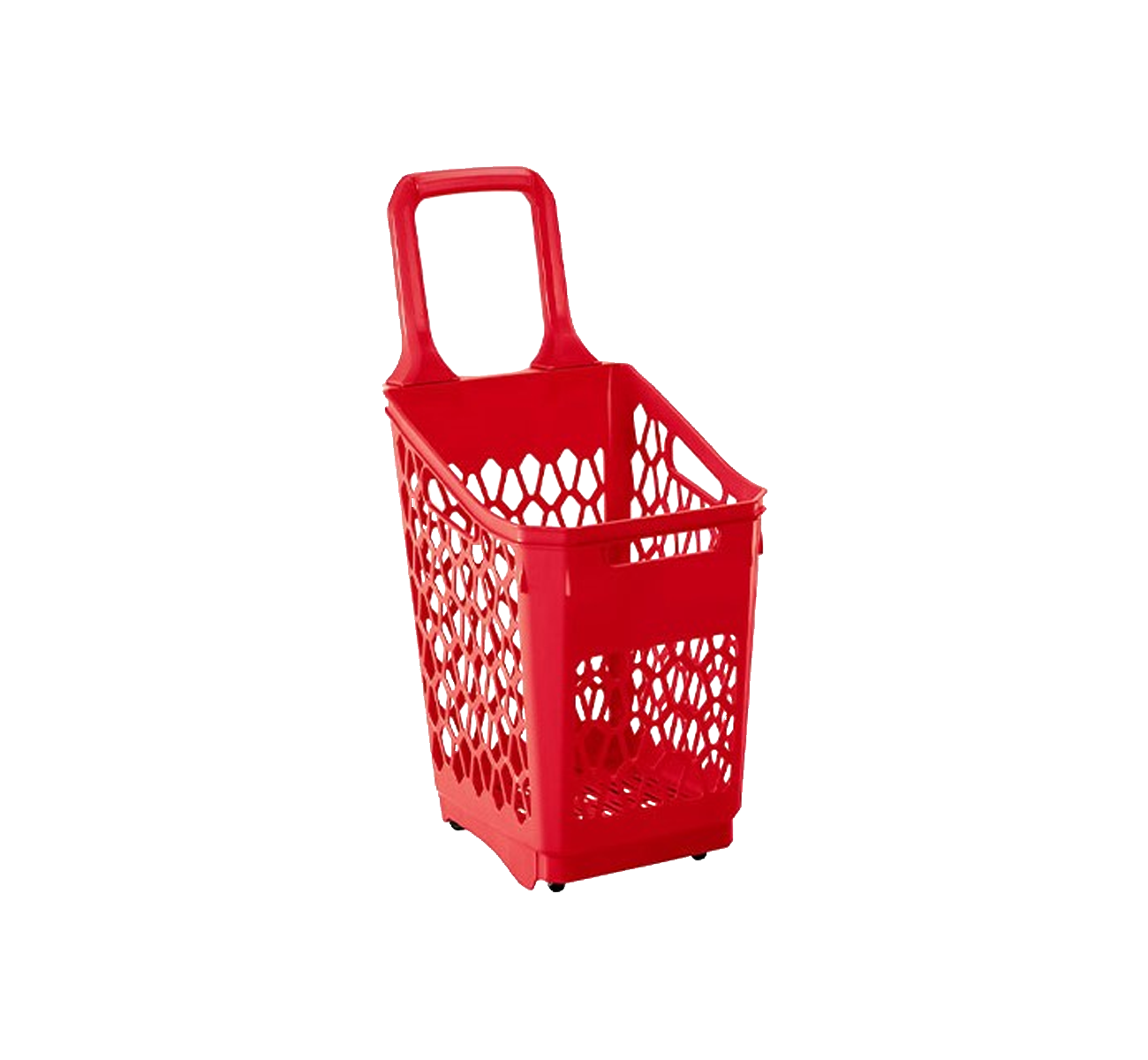 CANASTO CON RUEDAS 65LT ROJO 20769 RIMAX