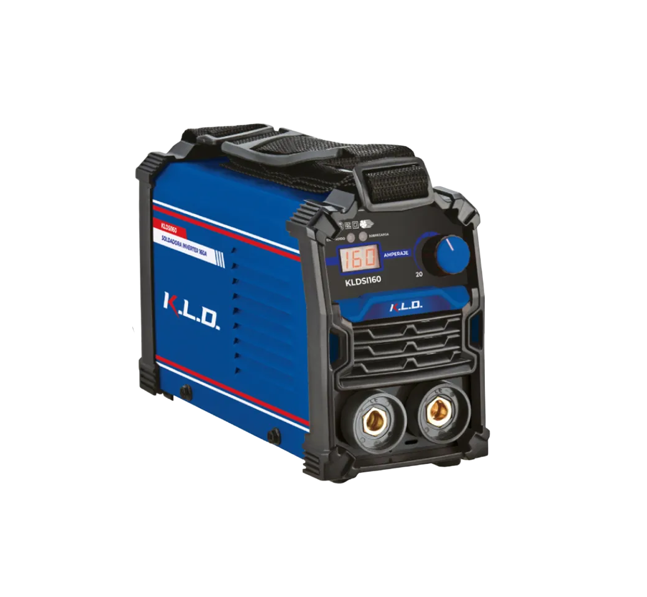SOLDADORA INVERTER 160AMP/TEC IGBT + ACCESORIOS KLDSI160 KLD