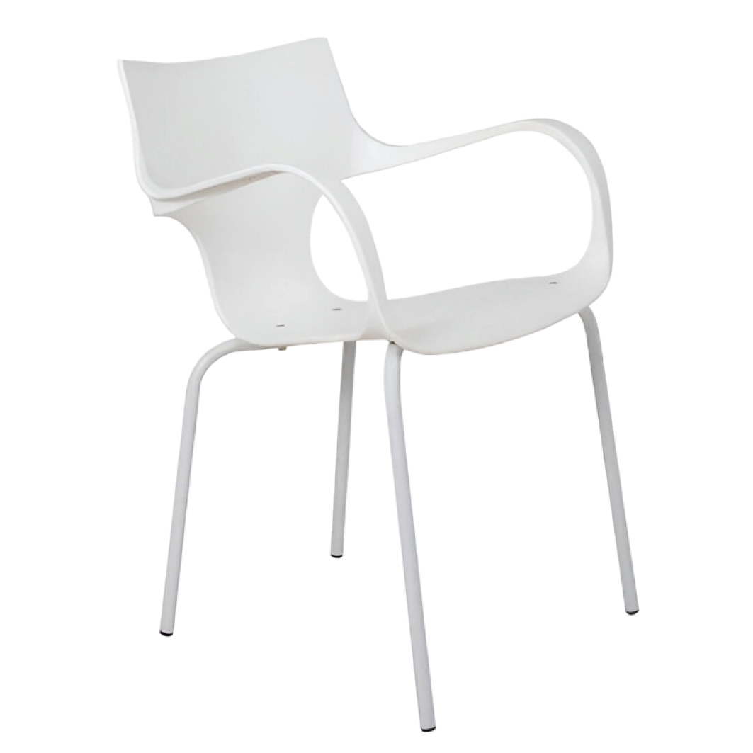 SILLA APILABLE BLANCA HAITI AIMARETTI