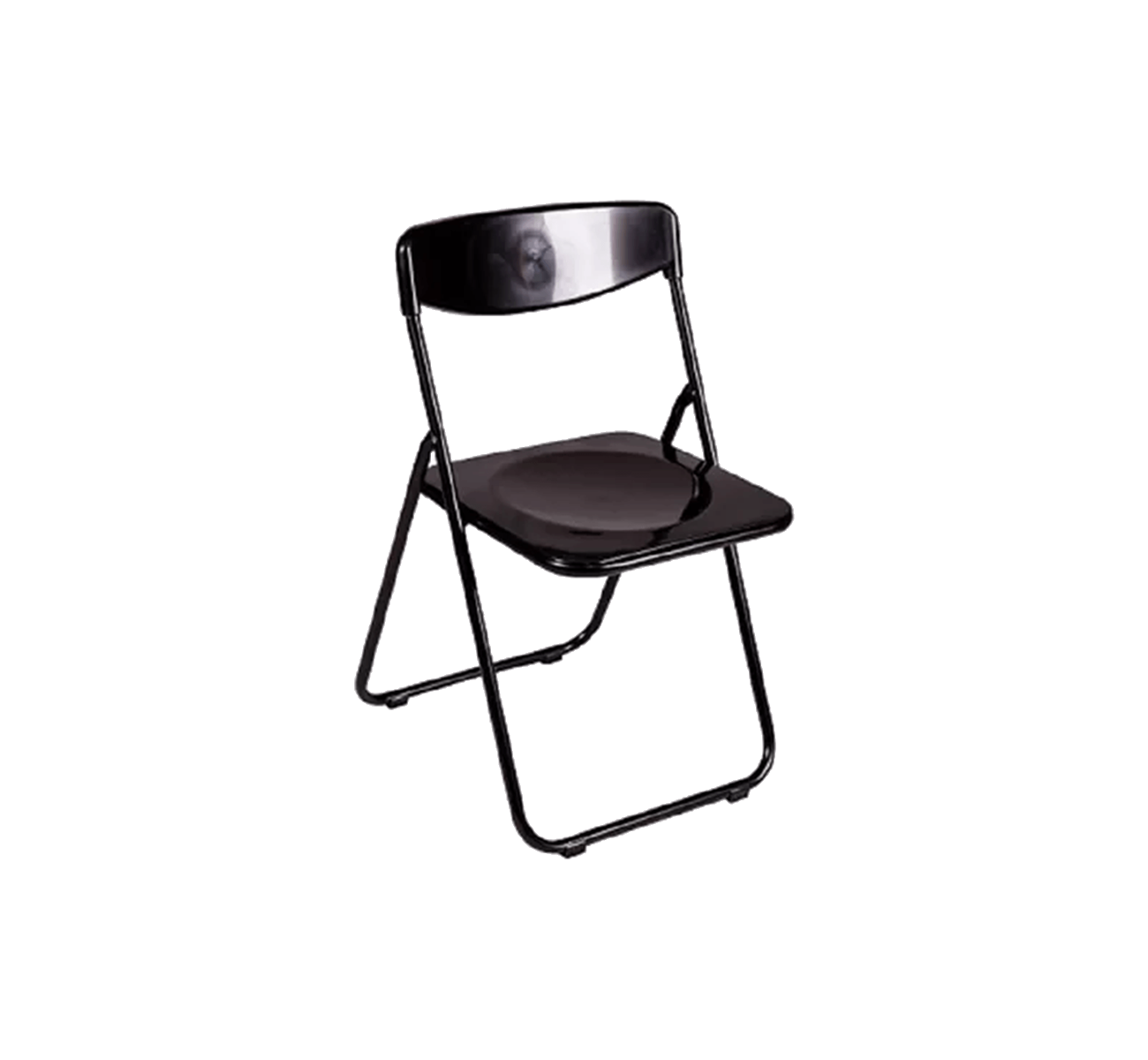 SILLA ANATOMICA PLEGABLE NEGRA 0319 HILGERT