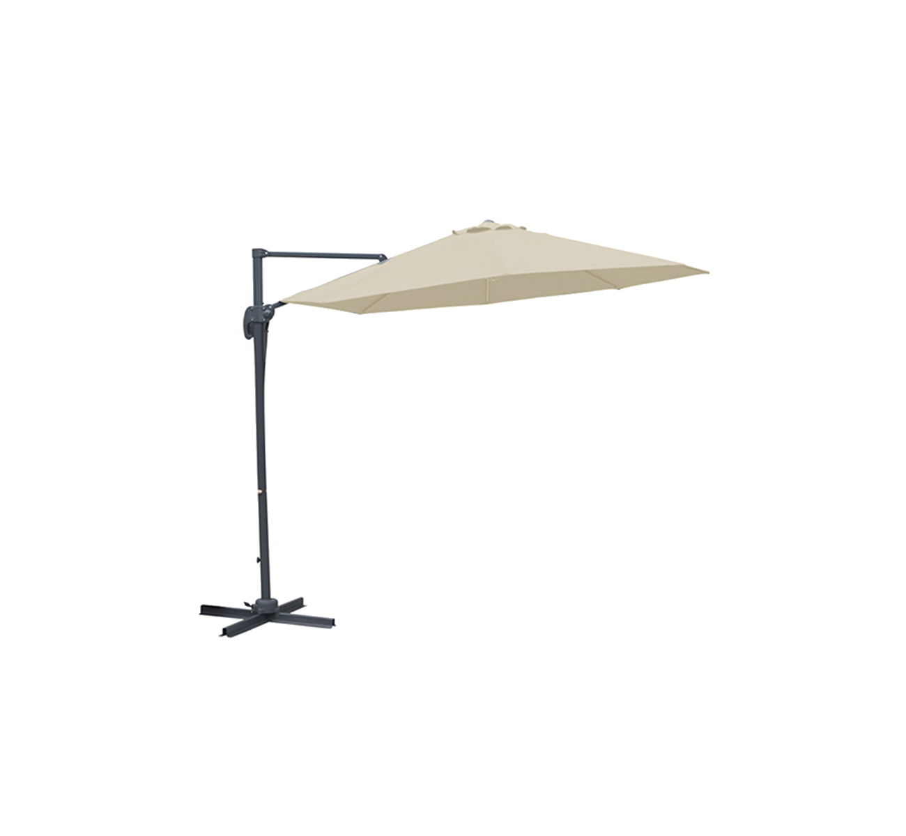 SOMBRILLA 3.00MTS BEIGE CAÑO ACERO GB1880 UTILE