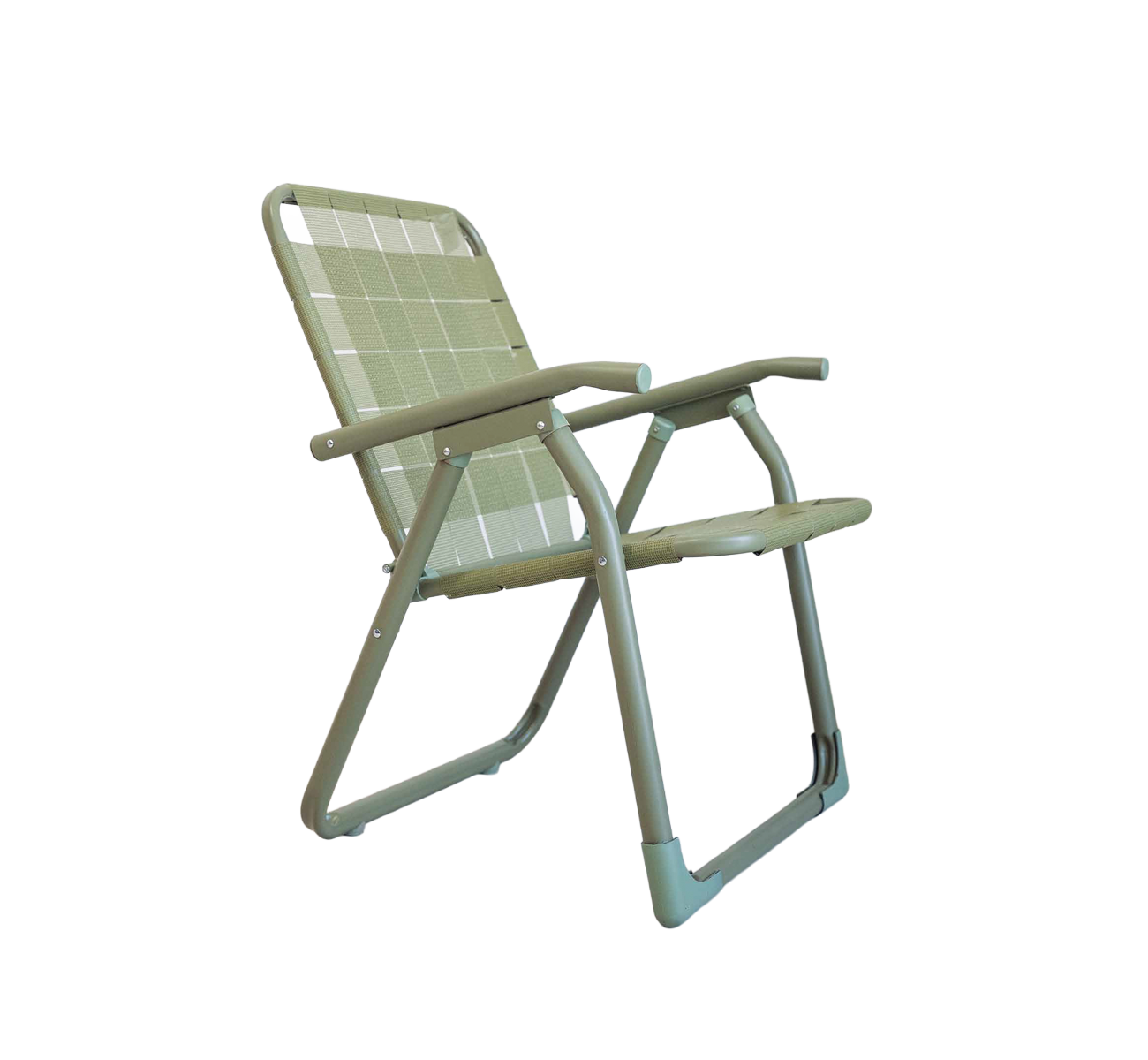SILLON PLEGABLE ALUMINIO VERDE 80060 DESCANSAR