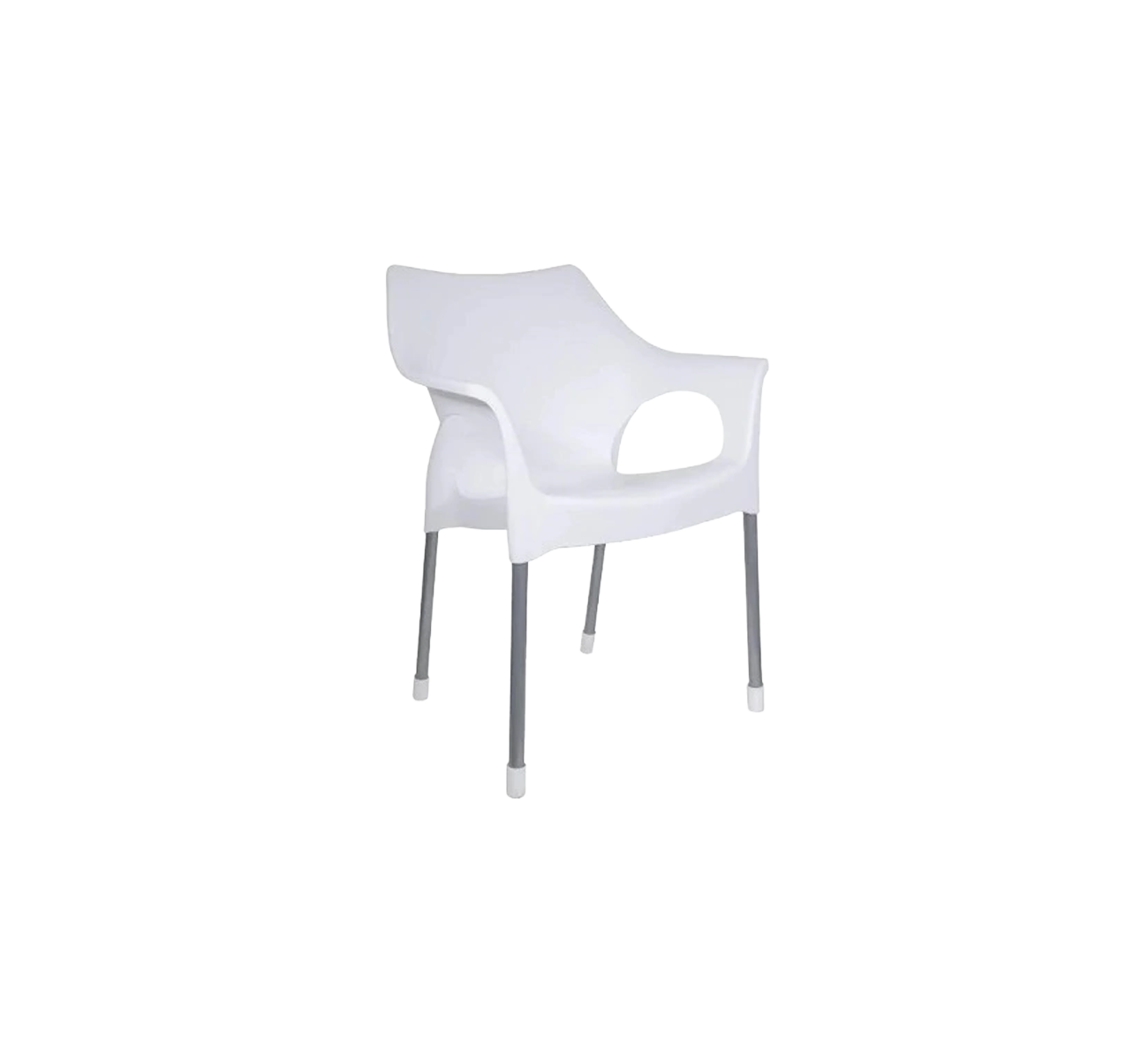 SILLON PLASTICO RUBI BLANCO