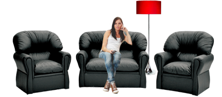 JUEGO DE SILLONES 2 CUERPOS +2 DE 1 CUERPO COLOR NEGRO