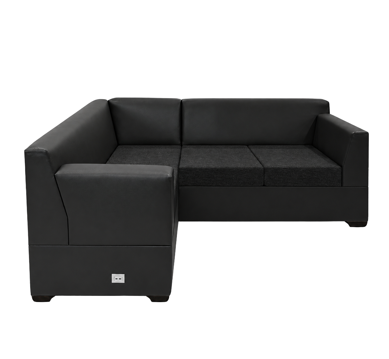 SILLON ESQUINERO NEGRO IZQUIERDO