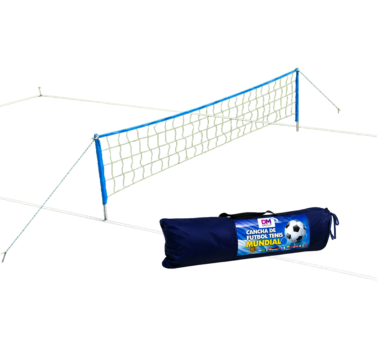 SET CANCHA FUTBOL TENIS + PELOTA MUNDIAL AIMARETTI