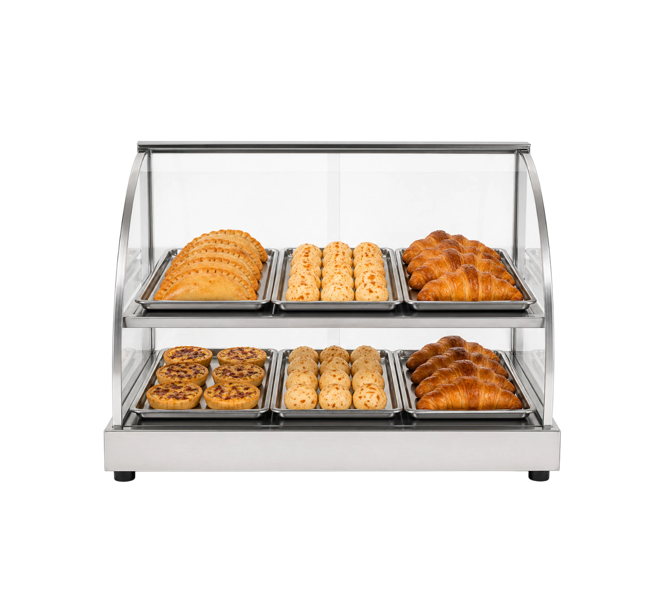 MANTENEDOR 6 BANDEJAS VIDRIO CURVO W 6BD TITA 