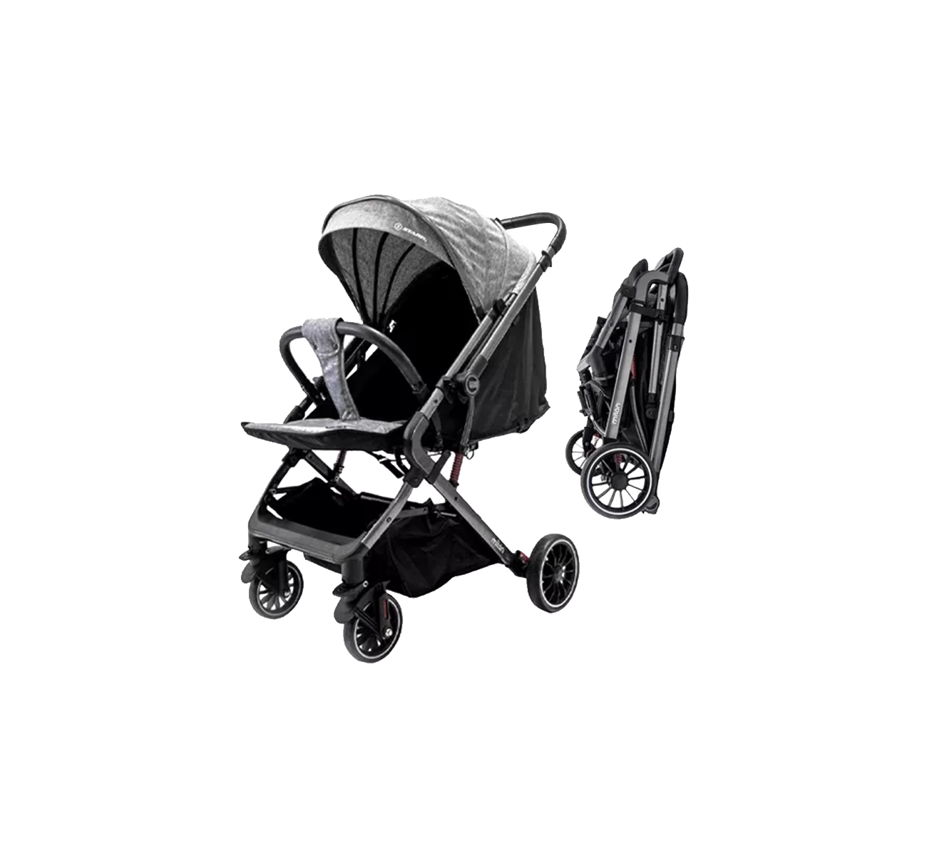 COCHECITO DE BEBE CMI-500 MILAN GREY STARK