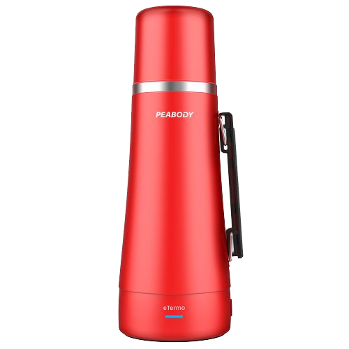 TERMO ELECTRICO 1 LITRO ROJO METALIZADO PE-ET1001R PEABODY