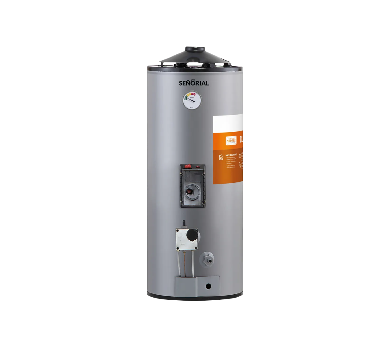 TERMOTANQUE ELECTRICO Y A GAS 50LTS DUAL TGEP-50 SENORIAL