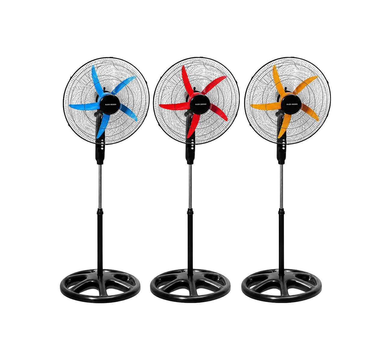 VENTILADOR PIE 21" ASPAS COLOR KEN BROWN