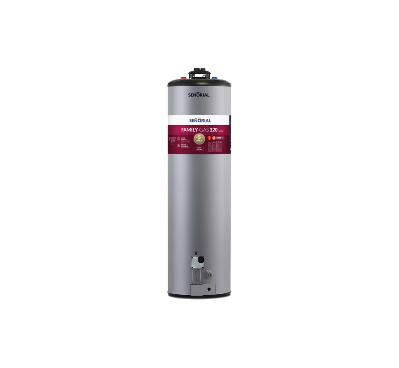TERMOTANQUE A GAS 120LTS FAMILY TSZP1-120 SENORIAL