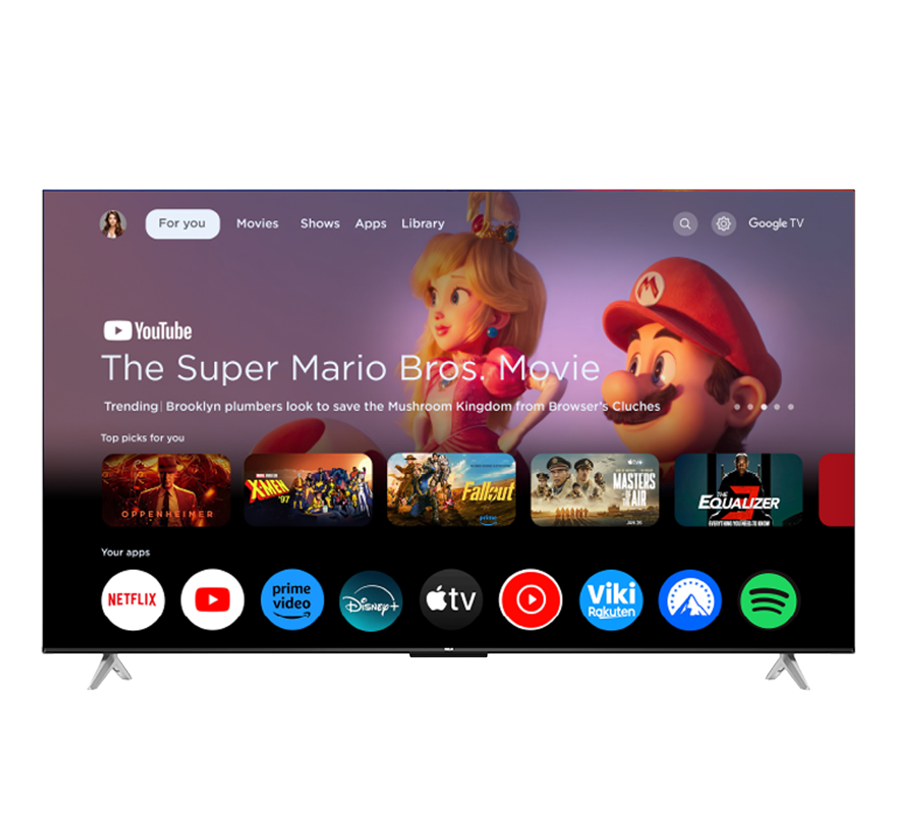 TELEVISOR LED 65" GOOGLE 4K G65P7UHD RCA