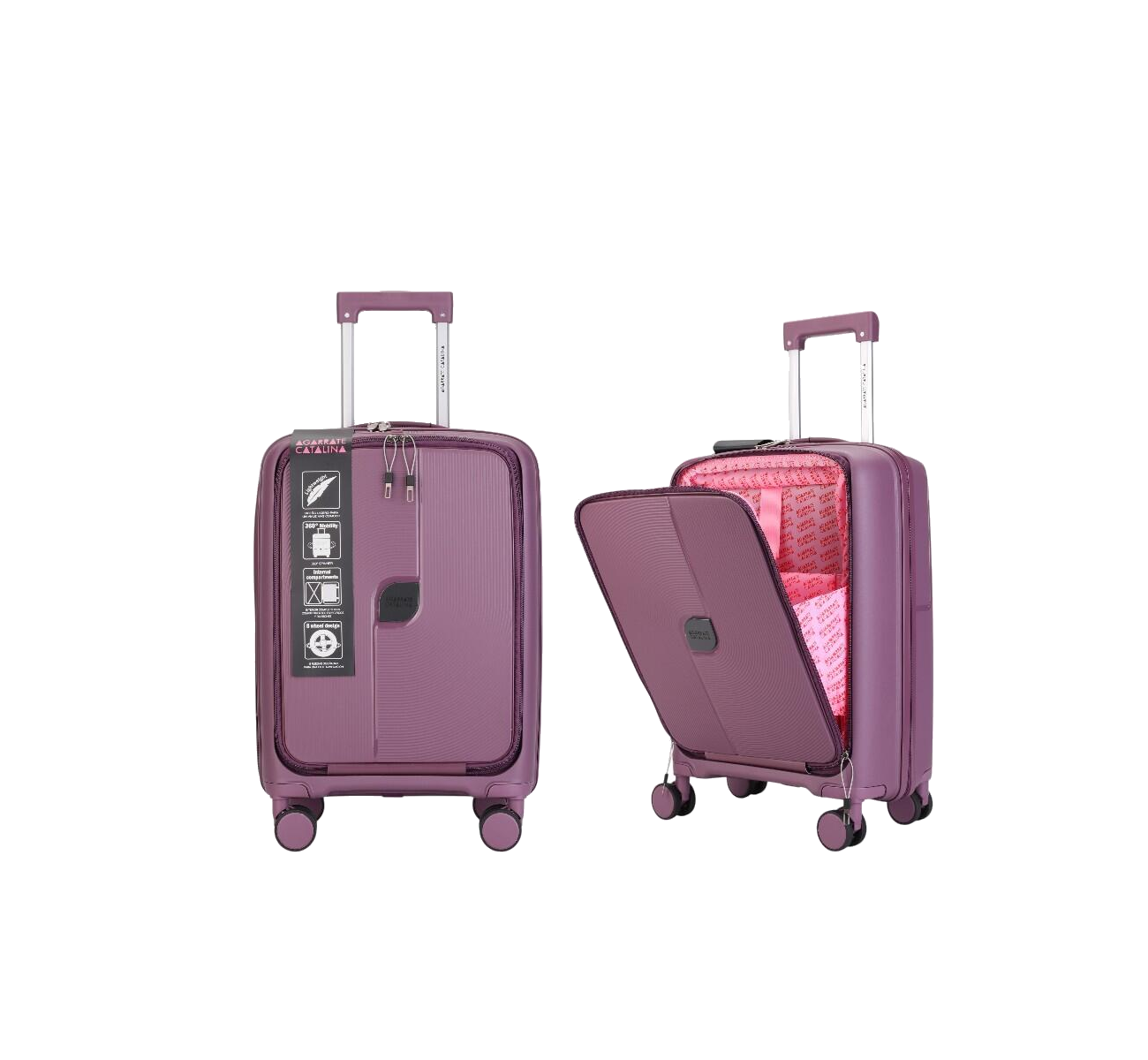 VALIJA CARRY ON VIOLETA ACVA11VI AGARRATE CATALINA