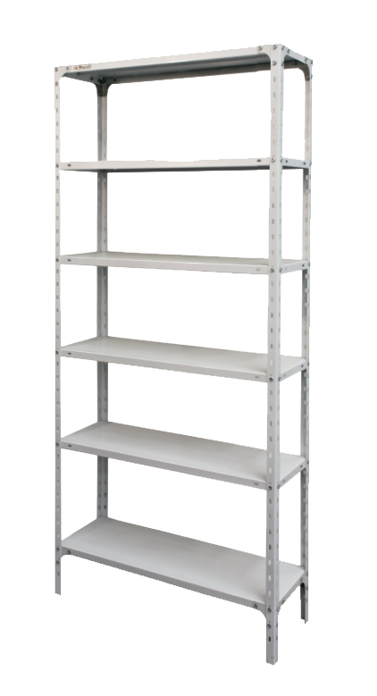 ESTANTERIA METALICA 6 ESTANTES 40X90X200 100KGS MENGARELLI